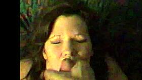 She Desires That Nut on Her Face During Intense Blowjob and Oral Session
