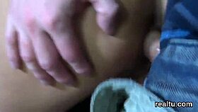 attractive czech kitten gets teased in the supermarket and pounded.