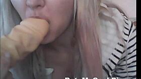 i'm a hot blonde with british accent getting naked and rating big dicks