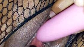 Wow, this girl nuts all over my cock with toys!