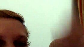 I give a delishus blowjob to fat blonde