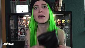 Lou Nesbit and Lia Louise dominate their sissy bitch with German dirty talk