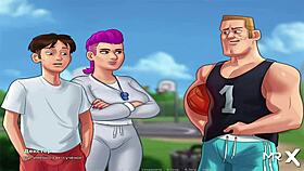 hey, sexy tattoo for my girlfriend in summertimesaga 100 😏