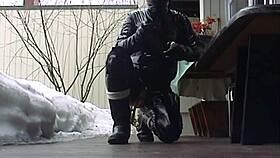 Wow, Roxina in hot rubber fucking that cock so wildly!