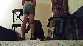 Big Ass Hooker Flaunts Her Curvy Butt and Tight Pussy for Clients. Ass Fetish Action in Detail