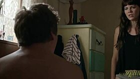 Emma Greenwell in a steamy scene from Shameless S3E10 (2013)
