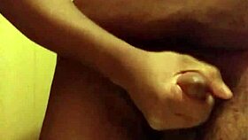 I'm stroking this huge big black monster cock, it's so thick and long!