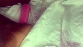 dildo pussy and anal ride till creampie. watch her moan as she takes it deep in both holes.