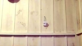 young girl removes her anal plug and slowly sits her tight ass on the hard cock