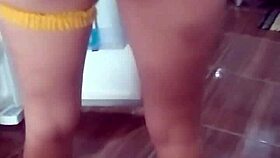 I hired this maid in lingerie for some amateur fetish fun, and she's amazing at sex