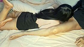 i suck my husband's cock after work in cosplay.