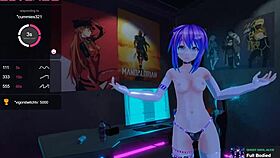 Hentai Girl Dances Seductively on Webcam!