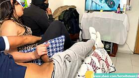 Wife Betrays Husband In Car With Friends During Intense 3some Cuckold Scene