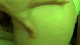 Girlfriend Almost Naked On Couch With Big Tits