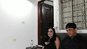 Amateur video of Jhonny Gab lapping up a big cock