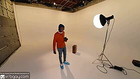 Michael Boston, that gay muscle model, is eager to fuck the new photographer in this VR porn scene.