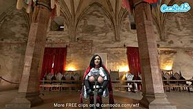 Big Boobs Ashlyn Peaks Cosplays In Knight's Armor. Intensely Masturbating With Magic Wand To Orgasm.