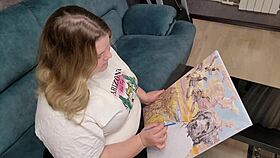 Young Girlfriend's Big Ass Gets Fucked Hard in Doggystyle and Covered in Cum