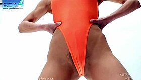 Low-Angle Video of VM-35-3 Diet Machine in Highleg Leotard