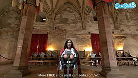 Big Boobs Ashlyn Peaks Cosplays In Knight's Armor. Intensely Masturbating With Magic Wand To Orgasm.
