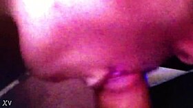 She lounges on the sofa, her big tits bouncing as she sucks him off in a casual tale of pleasure