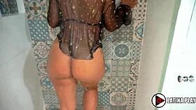 my ex girlfriend seduces me in the shower and i fucks her