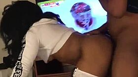 Asian latina milf demands harder pov fucking with big black cock