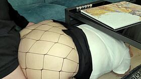 Young Girlfriend's Big Ass Gets Fucked Hard in Doggystyle and Covered in Cum