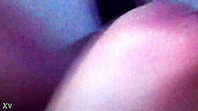 She lounges on the sofa, her big tits bouncing as she sucks him off in a casual tale of pleasure