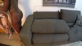 Cinnamon Baileyy in casting with ebony squirting action.