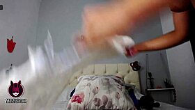 Wow, Hot Latina Teen Toys Herself!