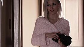 tiny babe kiara cole and quinton james can no longer resist the temptation of one another and started a sensual chat