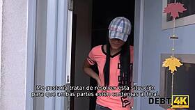 Adelle Sabelle Fucked By Muscular Debt Collector