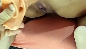 Latina Wife Begs Husband to Pound Her Tight Brazilian Ass with Dildo and Cumshot