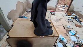 i'm that latina teen getting banged in a gangbang at the construction site, my big ass getting anal fucked interracial style, oh god it's so hardcore