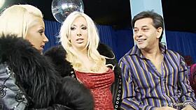 Blonde milf rides hard