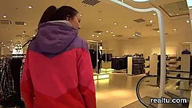 Ravishing Czech nympho seduced in supermarket, penetrated hard in POV