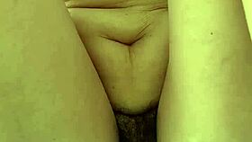 I'm training to fuck with toys and dildo, feeling so hairy and masturbating.