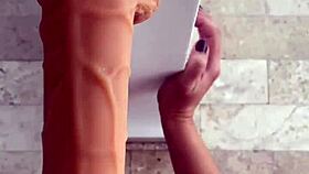 I'm training to fuck with toys and dildo, feeling so hairy and masturbating.