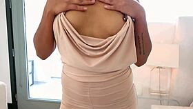 I watch Gabby Martinez give a huge cock POV blowjob and swallow a massive load