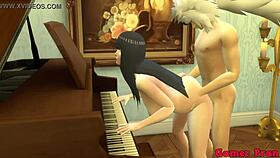i watched jiraiya fuck hinata hard on the piano after her lesson