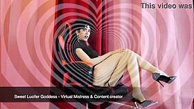 Italian goddess rebecca diamante dominates in lingerie