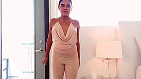 I watch Gabby Martinez give a huge cock POV blowjob and swallow a massive load