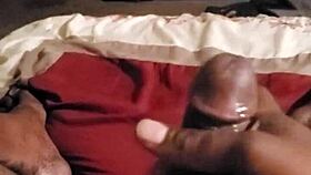 Chocolate jerk explodes in epic cumshot!