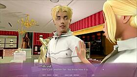 Feeling the forbidden kiss with my step sister in this hentai adventure