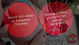 My husband fucks Natty Hot's ass and cums in her pussy.