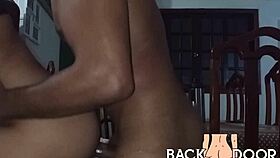 Intense anal pounding on big ass