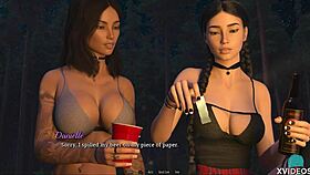 Slut enjoys anal roleplay without panties