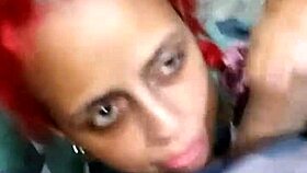 I can't handle this blowjob woman's fire, no more cum for me, find another man to sit on