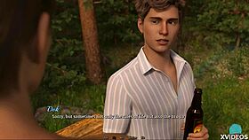 Slut enjoys anal roleplay without panties